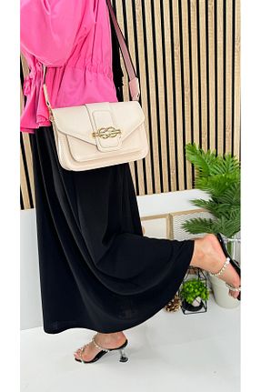 کیف دوشی بژ زنانه چرم مصنوعی Nstil - کد 825446310