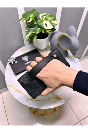 کیف پول مشکی زنانه ابعاد بزرگ Fil Deri - کد 841659684