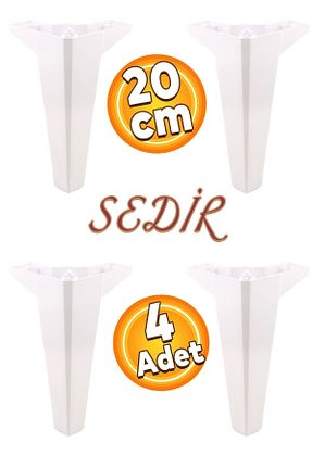 پایه مبل سفید Badem10 - کد 750316381