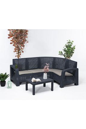 ست باغچه طوسی پلاستیک MOBETTO - کد 765405597