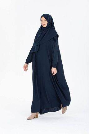 کلاه و ابایا سرمه ای زنانه %100 پنبه Genel Markalar - کد 853019200
