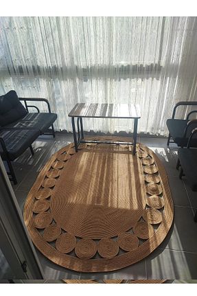 گلیم بژ Jüt GNG Home Tekstil - کد 823546881