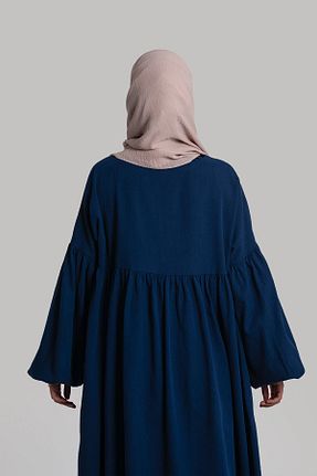 لباس حجاب سرمه ای زنانه اورسایز Emare - کد 838822167