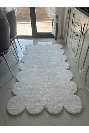 فرش آشپزخانه سفید پلی استر ALgorand Home - کد 852949135