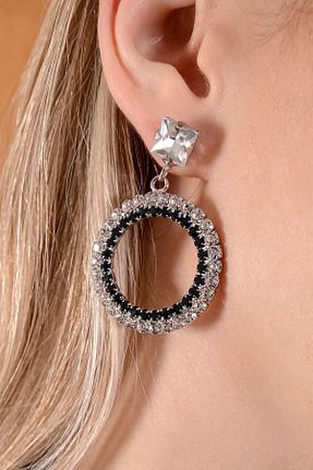 گوشواره جواهر زیرکن Furtek Aksesuar - کد 450514619