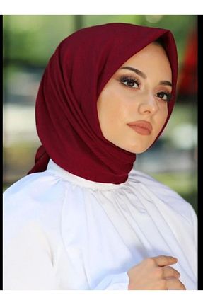 شال زرشکی زنانه پنبه ای HAR-UM Ticaret - کد 375743452