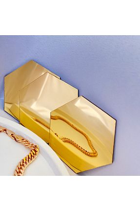 گردنبند استیل ( فولاد ) طلائی زنانه استیل (فولاد) Butik - کد 853246431