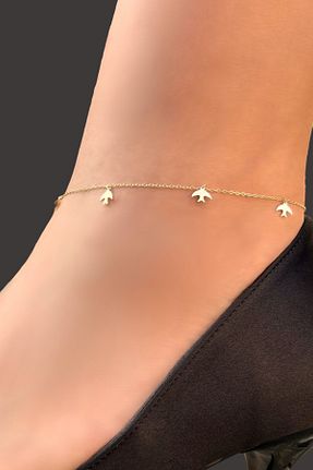 خلخال طلا طلائی زنانه 14 عیار Altınaşkı - کد 852932733