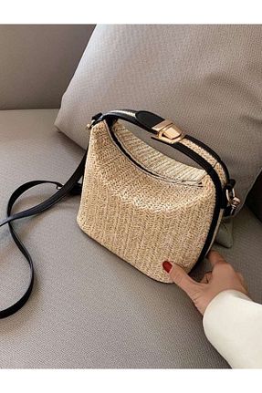 کیف دوشی مشکی زنانه چرم مصنوعی İAMBTŞY - کد 852938601