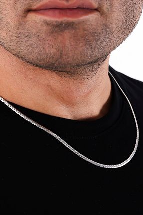 گردنبند نقره مردانه 925 عیار Linterna Silver - کد 852997152