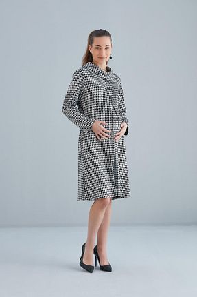 تونیک بارداری مشکی زنانه بافت LİYACA - کد 852996358