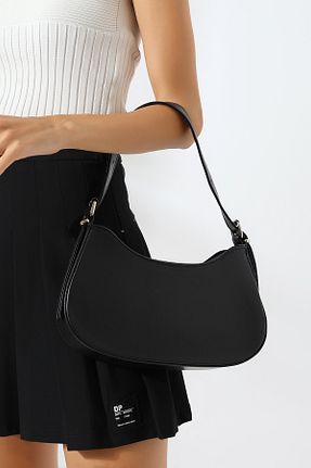 کیف دوشی مشکی زنانه چرم مصنوعی Ladies - کد 853020231