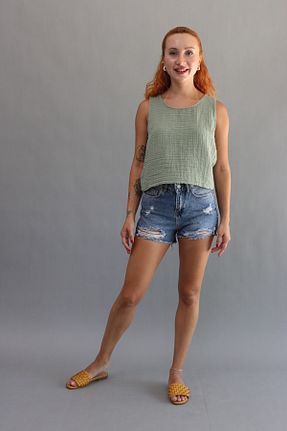 بلوز سبز زنانه ساده ASC SUN - کد 853033378
