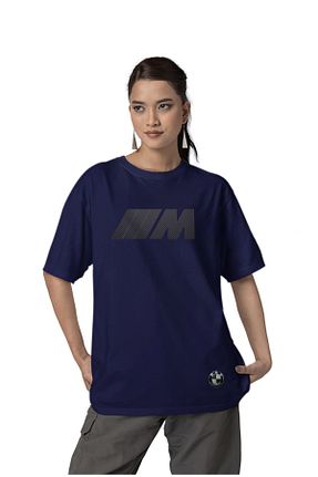 تیشرت سرمه ای زنانه اورسایز swOzz - کد 847673625