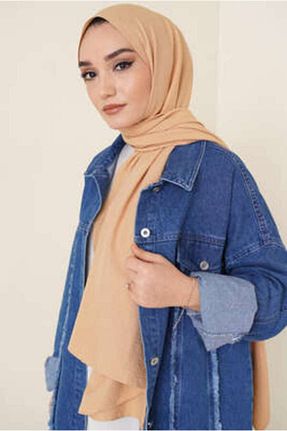 دستمال گردن بژ زنانه پنبه ای SpecialScarf Hijab Fashion - کد 852896440
