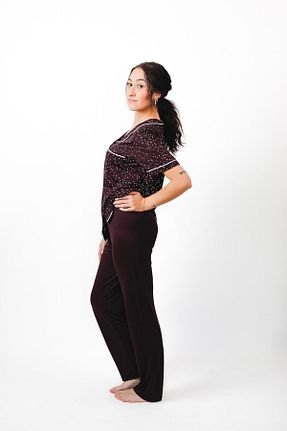ست لباس راحتی زرشکی زنانه طرح دار cotonhause - کد 852953321