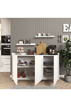 کابینت چند منظوره سفید Suntalam Cool Home - کد 789832939