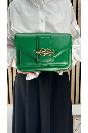کیف دوشی سبز زنانه چرم مصنوعی Nstil - کد 825446295