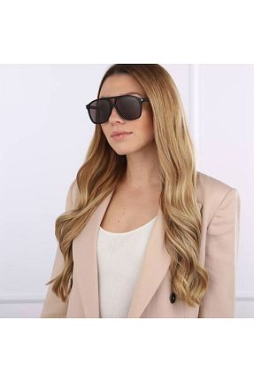 عینک آفتابی مشکی زنانه UV400 Saint Laurent - کد 853018966