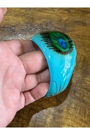 دستبند جواهر فیروزه ای زنانه سنگ Gönülden Tasarım - کد 853021694