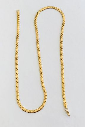 گردنبند استیل ( فولاد ) طلائی مردانه استیل (فولاد) Kafdağı HOME - کد 853027245