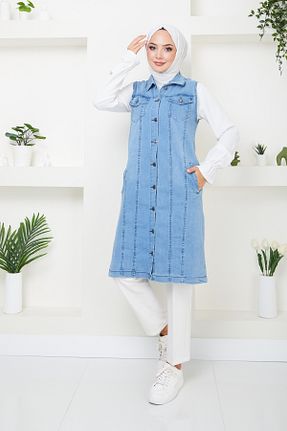 جلیقه متالیک زنانه تنگ Pamuk Butik - کد 853036058