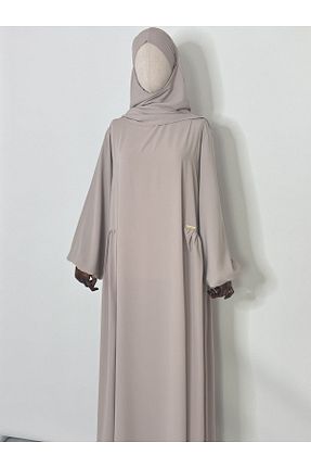 لباس حجاب طوسی زنانه اورسایز R&S modibone - کد 818698747