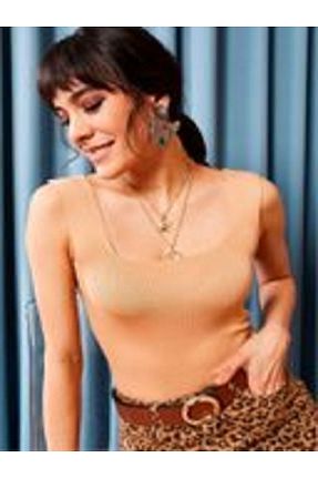 بلوز بژ زنانه ساده Parkline - کد 835527165