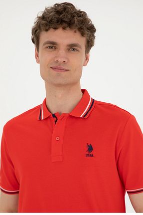 تیشرت قرمز مردانه رگولار U.S. Polo Assn. - کد 853207916