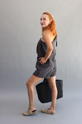 بلوز طوسی زنانه ساده ASC SUN - کد 853227108