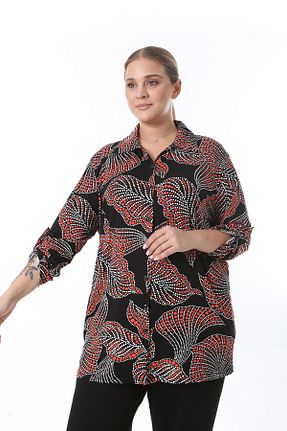 پیراهن سایز بزرگ رنگی زنانه سایز بزرگ XL Modam - کد 853256641