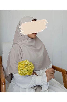 روسری طوسی پنبه ای dua