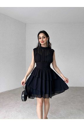 لباس مشکی زنانه بافتنی MODA DURAĞI - کد 853557290