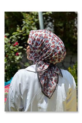 روسری رنگی پنبه پلی استر locella - کد 853272071