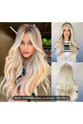 کلاه گیس زرد زنانه Peruk Avm - کد 853465652