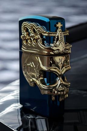 فندک بنزینی آبی LisaAksesuar - کد 853465438