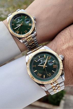 ساعت مچی طلائی زنانه 44 میلی متر Daniel Klein - کد 853671088