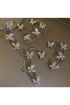 گوشواره جواهر طلائی زیرکن gagistore - کد 251835040