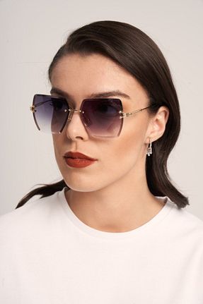عینک آفتابی طوسی زنانه UV400 MALDİA SHOP - کد 853426119