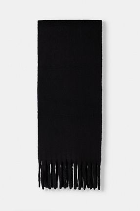 شال مشکی زنانه پلی استر Bershka - کد 853425601