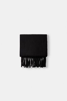 شال مشکی زنانه پلی استر Bershka - کد 853425601