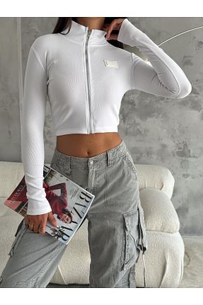 بلوز سفید زنانه ساده gozdefashion - کد 853446684