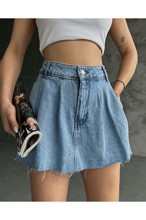 شلوار جین آبی زنانه پاچه پهن dressmix - کد 846183496