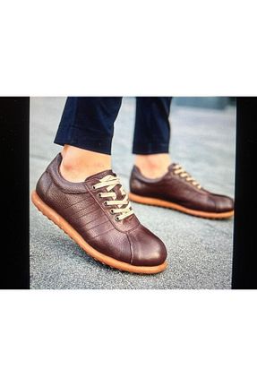 کفش کژوال قهوه ای مردانه چرم خالص ALDİ - کد 788184193
