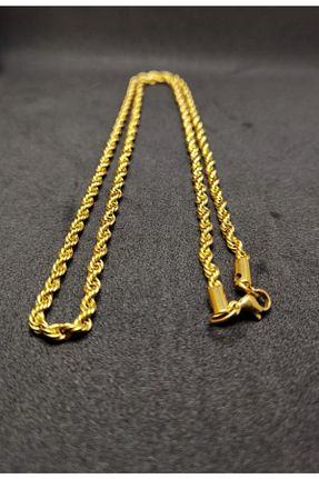 گردنبند استیل ( فولاد ) طلائی مردانه استیل (فولاد) ADEN BİJUTERİ - کد 57719009