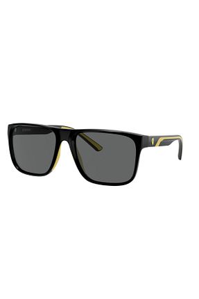 عینک آفتابی مشکی مردانه UV400 Scuderia Ferrari - کد 853463873
