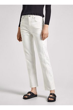 شلوار سفید زنانه پارچه Pepe Jeans - کد 853464319