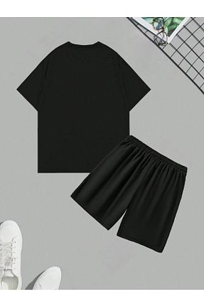 ست بالاتنه و پائین تنه مشکی مردانه بافتنی DAXİS Sportwear Company - کد 819247477