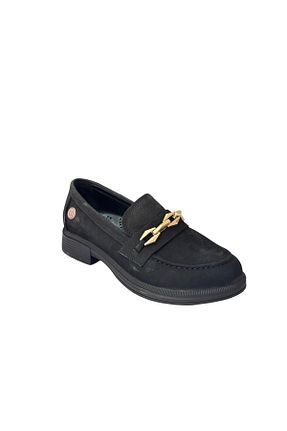 کفش کژوال مشکی زنانه پاشنه کوتاه (1 - 4 سانتی متر) Mamamia - کد 853476178