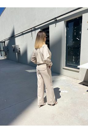 لباس بژ زنانه بافتنی Şevval saraç butik - کد 853474936